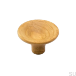 Zdjęcie produktowe gałki meblowej Trumpet 38 drewnianej dębowej
