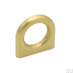 Zdjęcie produktowe uchwytu luck 32 złotego mosiężnego szczotkowanego