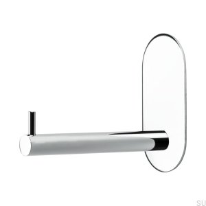 Base 100 hervorstehender chrompolierter Toilettenpapierhalter