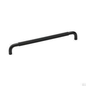 Länglicher Möbelgriff Helix 224 Black Metal