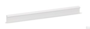 Möbelgriff länglich Angle 400. Aluminium, weiß