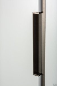 Hexxa 200 Möbeleinbaugriff. Aluminiumgrau