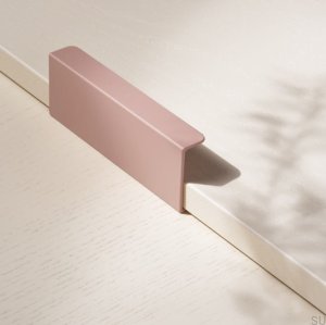 Möbelgriff mit 80 Kanten Metall Pink