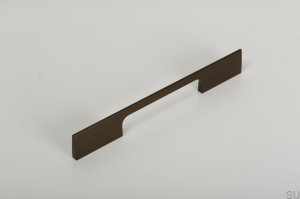 Langer Möbelgriff Peak 250. Aluminium Braun