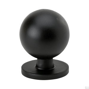 Solliden Möbelknauf Metall Schwarz Matt