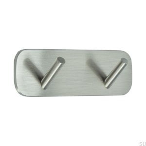 Wandhalter Solid 2 Gebürstetes Silber