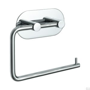 Basis 100 klassischer Toilettenpapierhalter aus poliertem Chrom