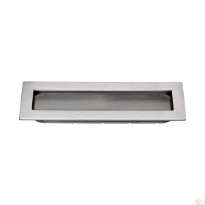 Einbau Möbelgriff 512 160 Silber gebürstet