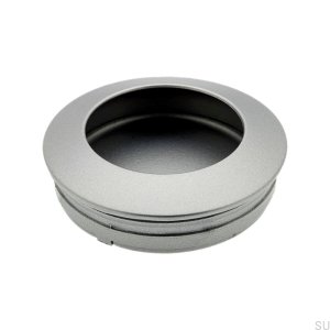Einbau Möbelgriff Hollow 60 Silver Metall