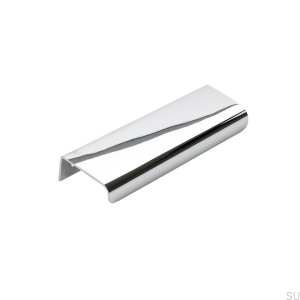 Kantenmöbelgriff Lip 120 Silber Chrom poliert