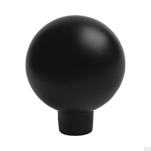Möbelknopf 8322 Metall Schwarz matt