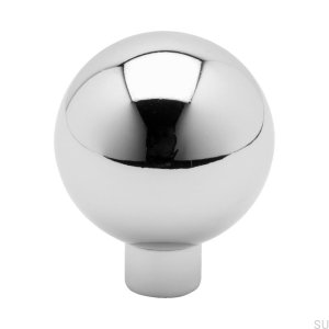 Möbelknopf 8322 Silber Chrom poliert