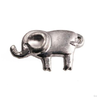 Möbelknauf Elefant Elefant Nickel poliert