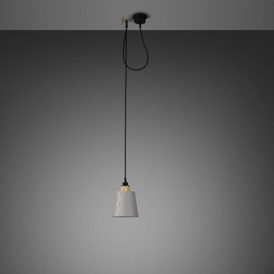 Hooked 1.0 Kleine Lampe Grau / Messing - 2.6M [A111L]