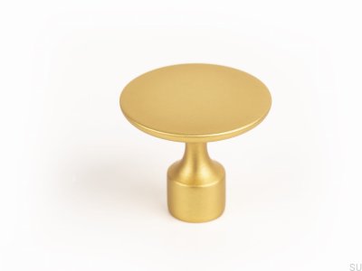 Möbelknopf Floid, gebürstetes Gold