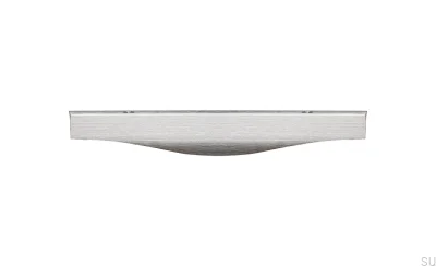 Edge Möbelgriff Noma 0255 128 Aluminium Silber gebürstet