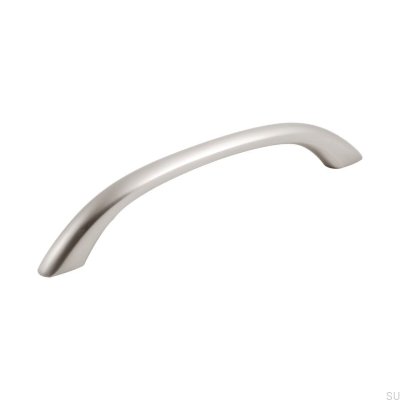 Samba 128 Möbelgriff, gebürstetes Silber