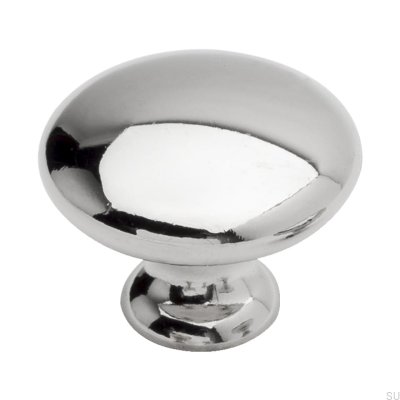 Möbelknopf 24226-35 Silber poliert Nickel