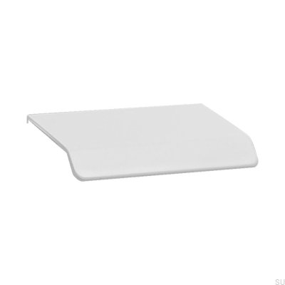 Curve 32 Rand Möbelgriff, Aluminium Weiß