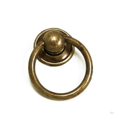 Runder Möbelgriff 5210 48 Antikbronze