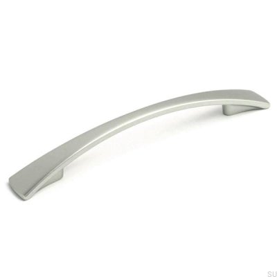 Langer Möbelgriff 4317 128 Chrom gebürstet