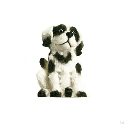 Möbelknopf Hund Sitzender Hund Polyresin