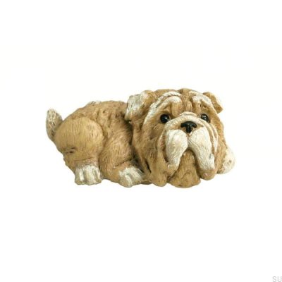 Möbelknopf Hund Liegender Hund Polyresin