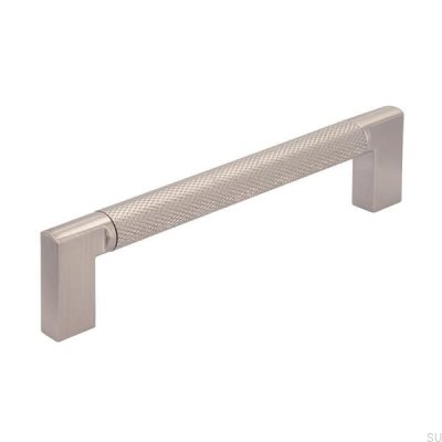 Langer Möbelgriff 2457 128 Nickel gebürstet
