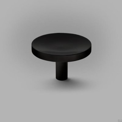 Cleo L Möbelknopf, Aluminium, schwarz