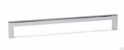 Länglicher Möbelgriff U 0056 492 Chrom poliert