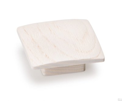 Möbelknopf Balto 16 Holz Weiß