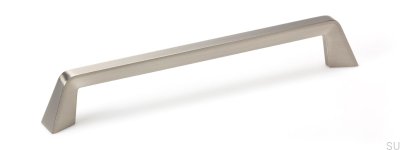 Pfeil 192 länglicher Möbelgriff Gebürstetes Nickel