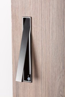 Einbau Möbelgriff Clos 128 Metall schwarz