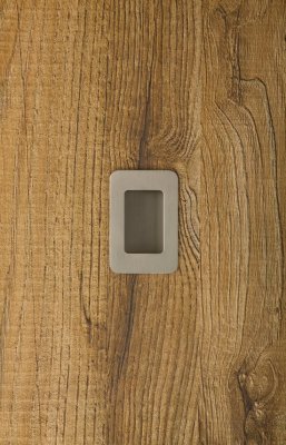 Low ST 64 Einbau Möbelgriff Gebürstetes Nickel