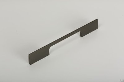 Peak 250 Möbelgriff länglich Aluminium dunkelsilber