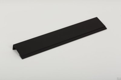Möbelkantengriff Stratt 192 Schwarzes Aluminium