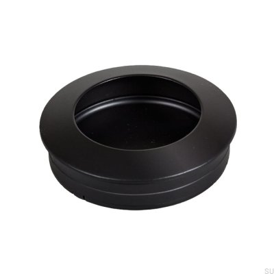 Möbeleinbaugriff Tap 60 Schwarzes Metall