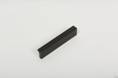 Möbelgriff Angle 100. Aluminium schwarz
