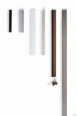 Möbelgriff Angle 100. Aluminium schwarz