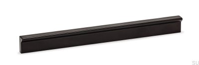Winkel 200 Möbelgriff. Aluminium schwarz