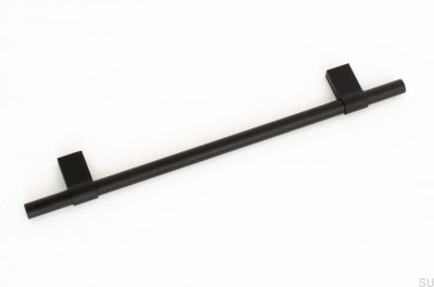 Möbellängsgriff Line Big 224 Aluminium schwarz