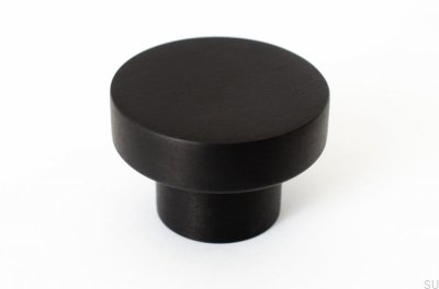 Möbelknopf Dot 40 Aluminium schwarz