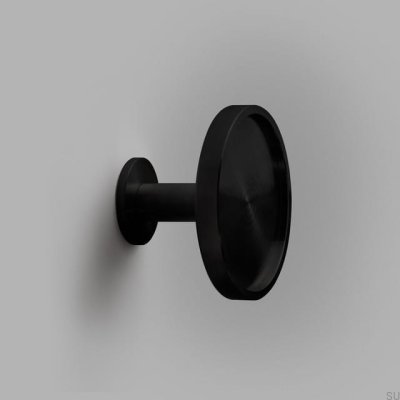 Wandhalter Ina L W Schwarzes Aluminium