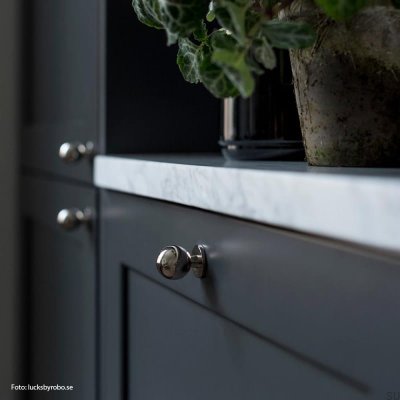 Solliden Möbelknopf Messing vernickelt