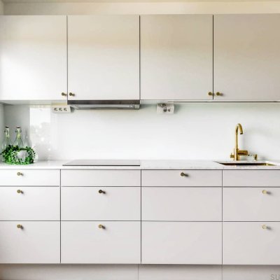 Möbelknopf Dalby Poliertes Messing unbemalt