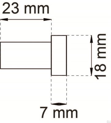 Wandhalter 1368 Chrom poliert