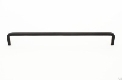 Faden 224 langer Möbelgriff. Aluminium schwarz