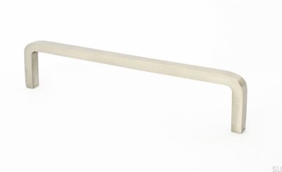 Faden 128 Möbelgriff, Stahl, gebürstet