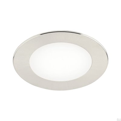LED-Strahler Atom 2700K 24V/3W Silber