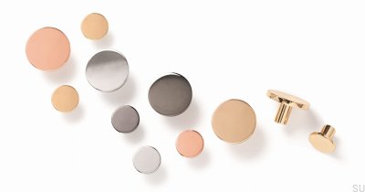 Como Möbelknopf Kupfer poliert